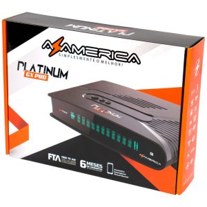 RECEPTOR SATELITAL AZ-AMERICA PLATINUM GX PRO UHD WI-FI TWIN