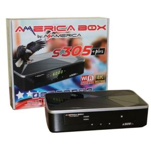 RECEPTOR SATELITAL AMERICABOX S305 GX UHD WI-FI By AZ-AMERICA