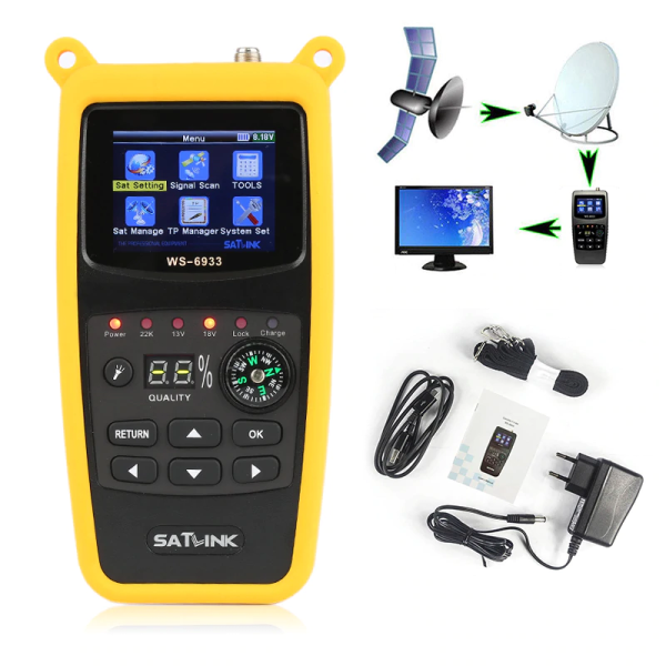 SATFINDER DIGITAL SATLINK WS 6933 DVB-S2 FTA C Y KU