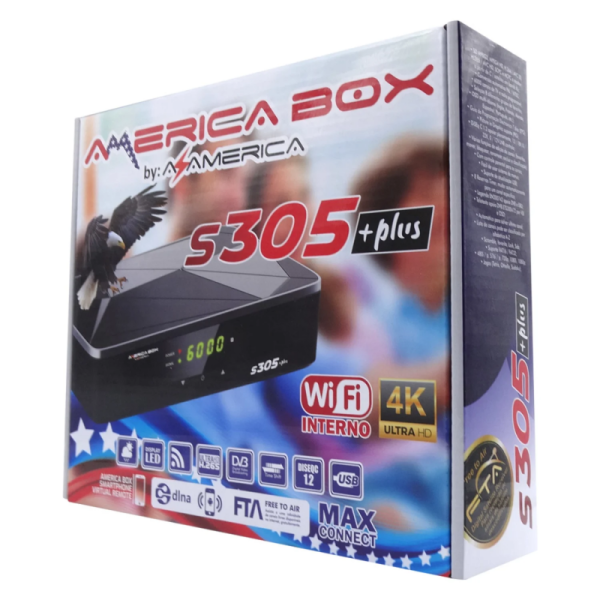 RECEPTOR SATELITAL AMERICABOX S305 GX UHD WI-FI By AZ-AMERICA - Imagen 7